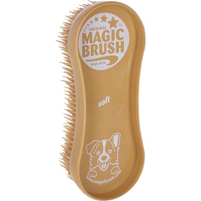 Kerbl MagicBrush Soft Sandstorm voor honden 16,5x6,5x3cm hond