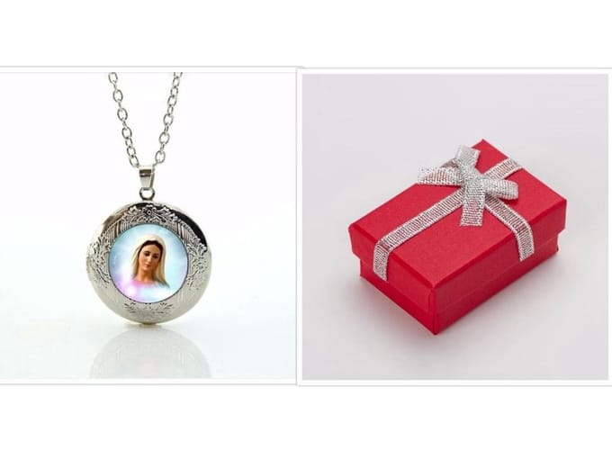 Ketting met hanger Maria Medjugorge inkl. kadeaudoosje
