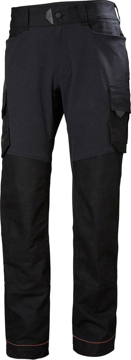Helly Hansen Chelsea Evolution werkbroek + smartpocket - Zwart | Oranje - 48