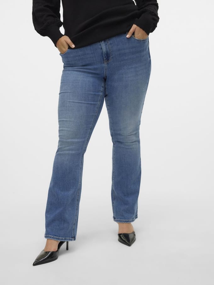 Vero Moda Curve Flared fit jeans VMFLASH Mid rise Flared fit Jeans