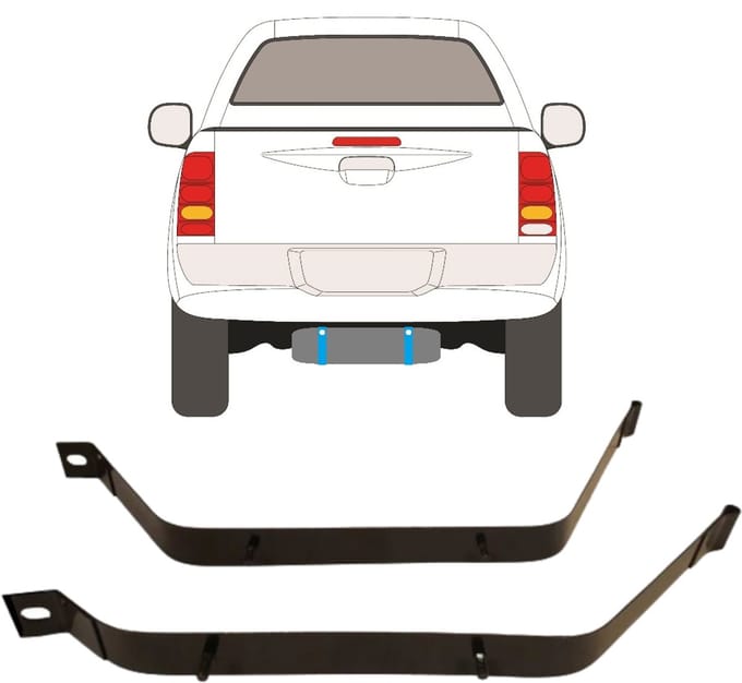 Brandstoftank klemmen voor Toyota Hilux 2005-2015