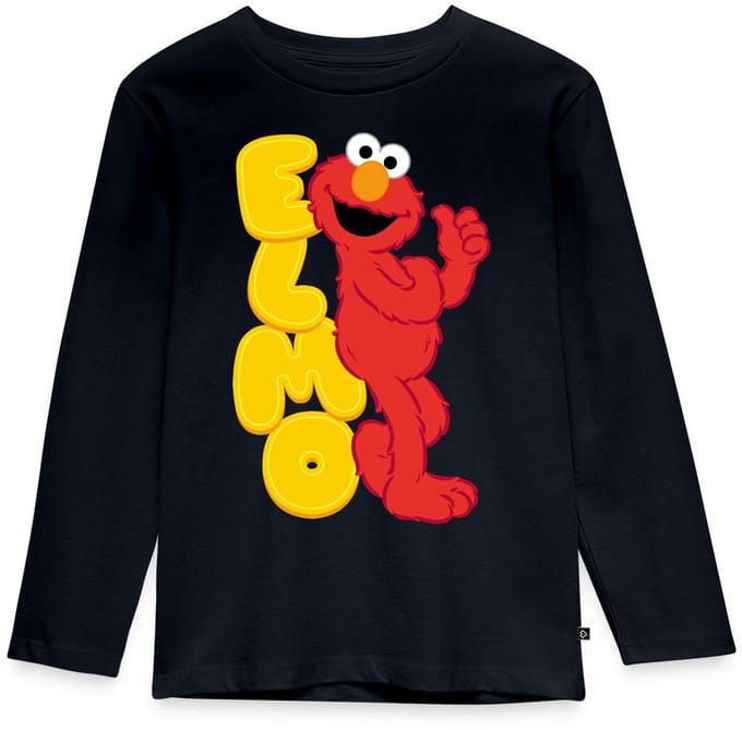 Sesamstraat Elmo Portret Premium T-Shirt Kinderen