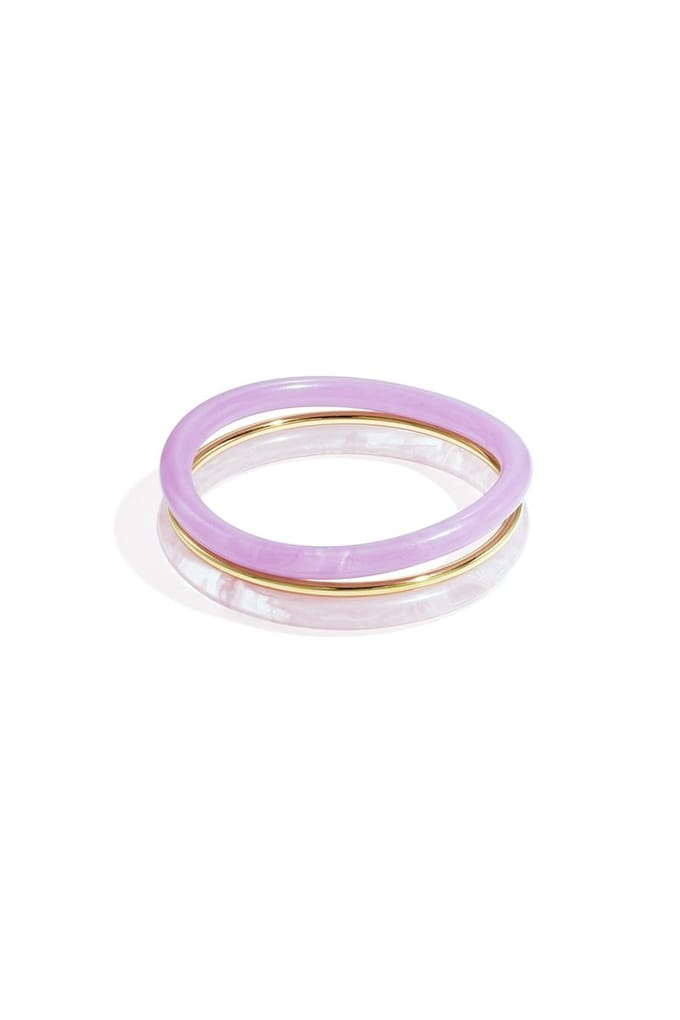 Goudlief.nl Set van 3 bangles basic - Verkleurt niet - Cadeau