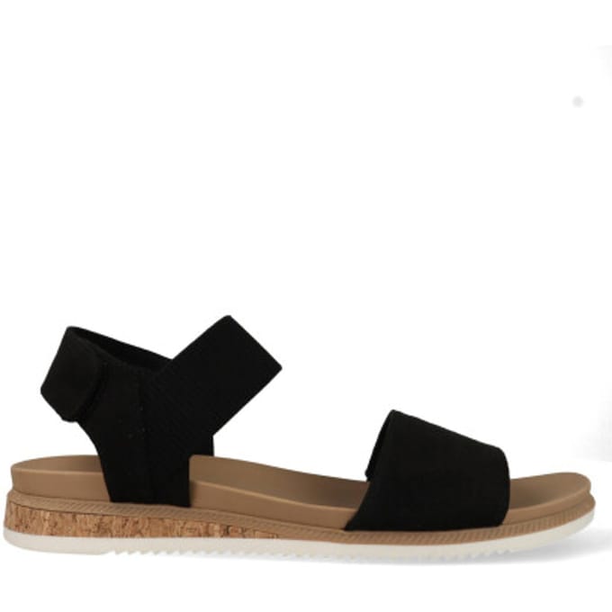 Skechers BOBS Desert Kiss Lowdames sandalen zwart - Maat 38