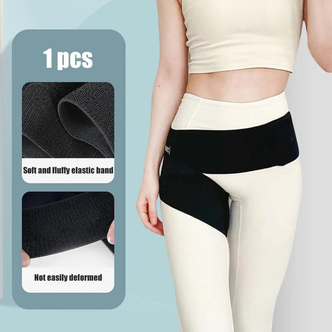 Heupbrace Liesbandage Dijbeencompressiekous S gray