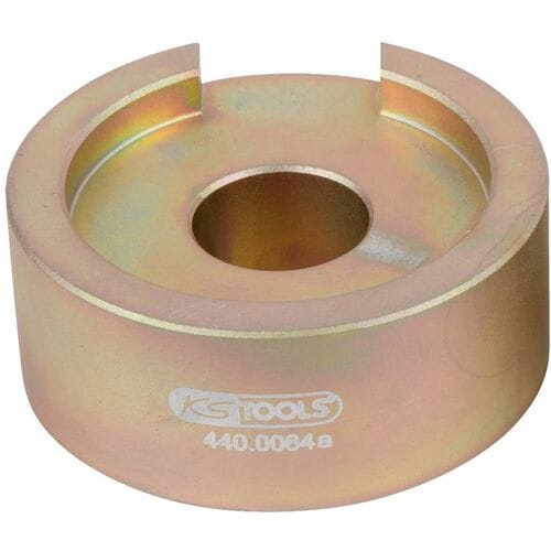 KS Tools 440.0064A Montagetegenhoudplaat VW / Audi / Seat / Skoda, Ø 64 mm