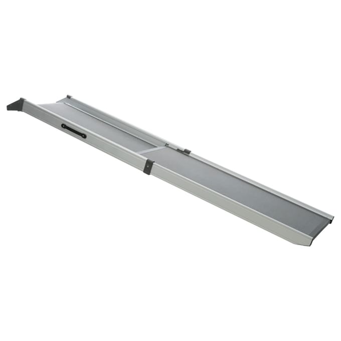 Trixie Telescope ramp aluminium/plastic/sandpaper 43 × 100-180 cm 5.8 kg Grijs