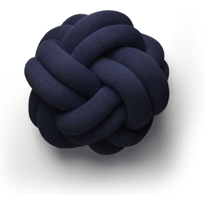 Design House Stockholm - Knot kussen - donkerblauw