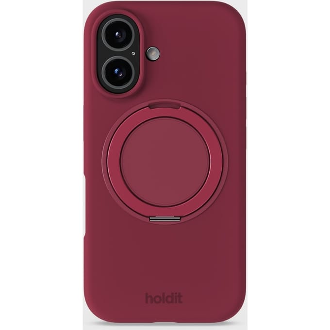 Silicone Stand Case Red Velvet iPhone 16