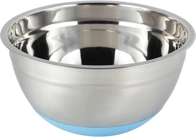 RVS Mengkom 20cm met Antislip Siliconen Bodem