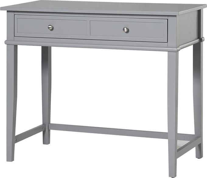 Franklin-Schrijftafel met 1 lade in MDF grijs