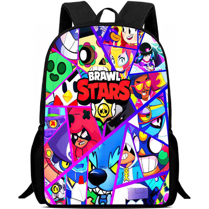 Brawl Stars Schooltas Hoge Definitie Print Multi-Functioneel Lichtgewicht Rugzak red