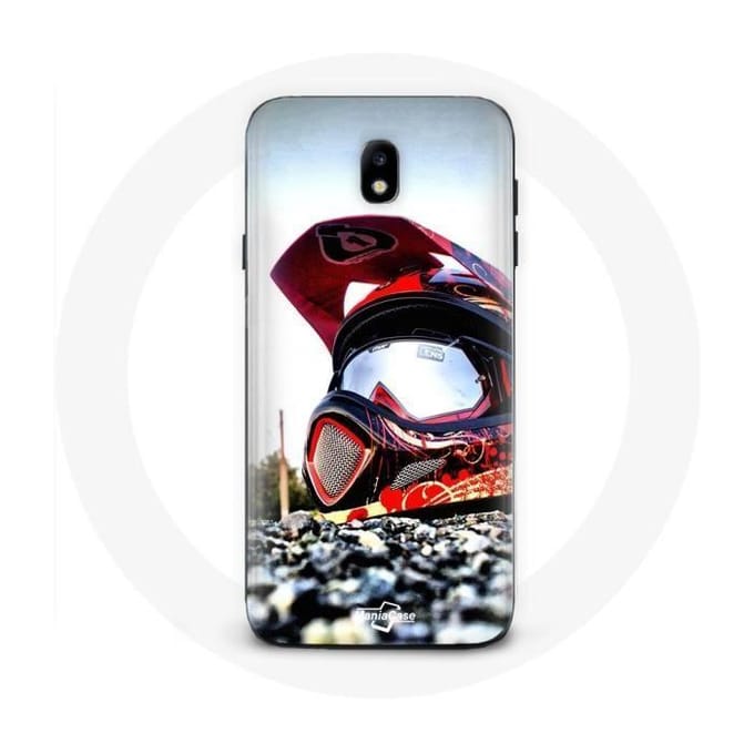 Case voor Samsung Galaxy J7 2017 Moto Crosshelm