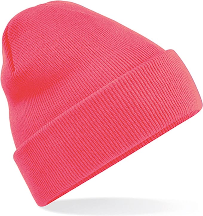 Beechfield 'Original Cuffed Beanie' Fluorescent Pink
