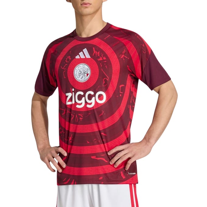 adidas AFC Ajax 2026/27 Pre Match Shirt - Rood- Heren, Rood S