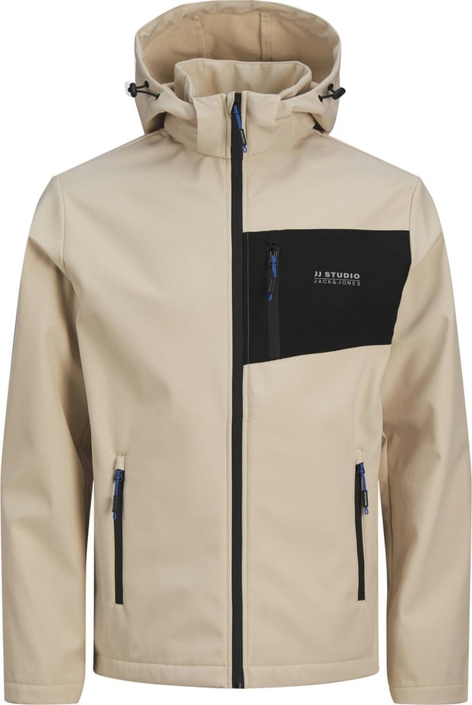 JACK&JONES - JJTAYLOR SOFTSHELL JACKET - Heren - Buitenjassen