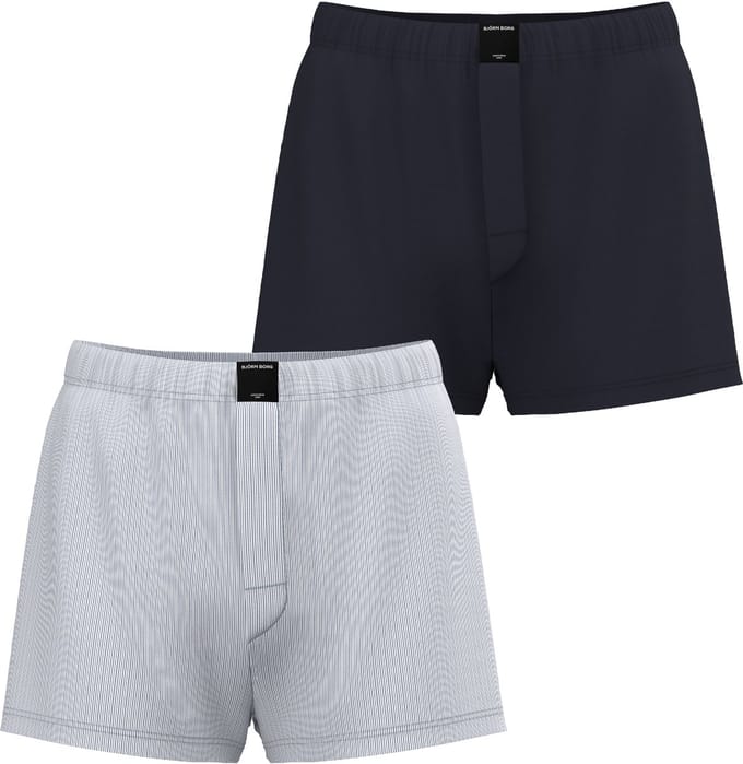 Bjorn Borg 2-pack wijde heren boxershorts - Cotton Stretch - S - Wit
