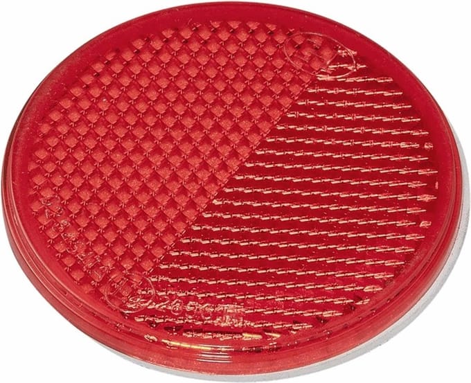 ProPlus Zelfklevende ronde reflector - rood - Ø 55 mm - E4-gekeurd