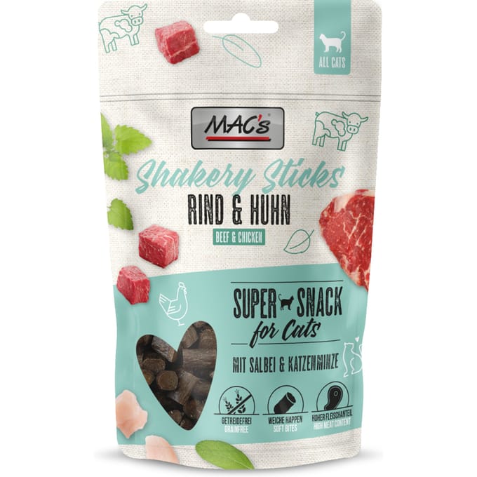 50g MAC's CAT Shakery Sticks Rund Kattensnacks
