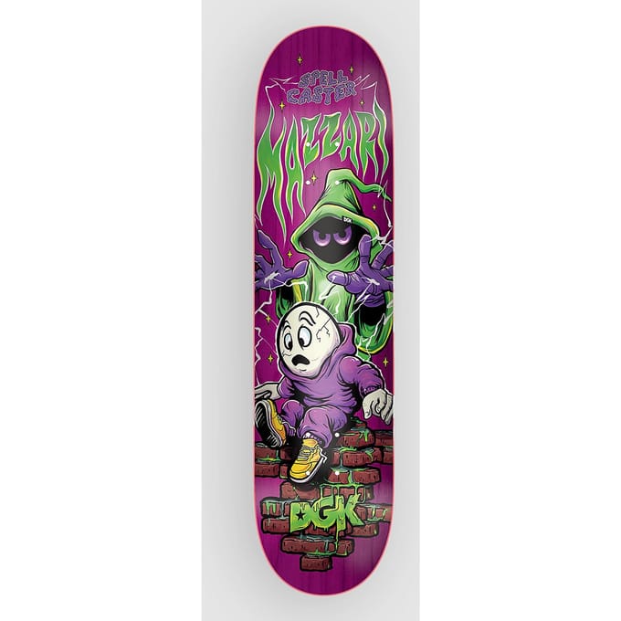 DGK Spellcaster Mazzari 8.38" Skateboard Deck zwart