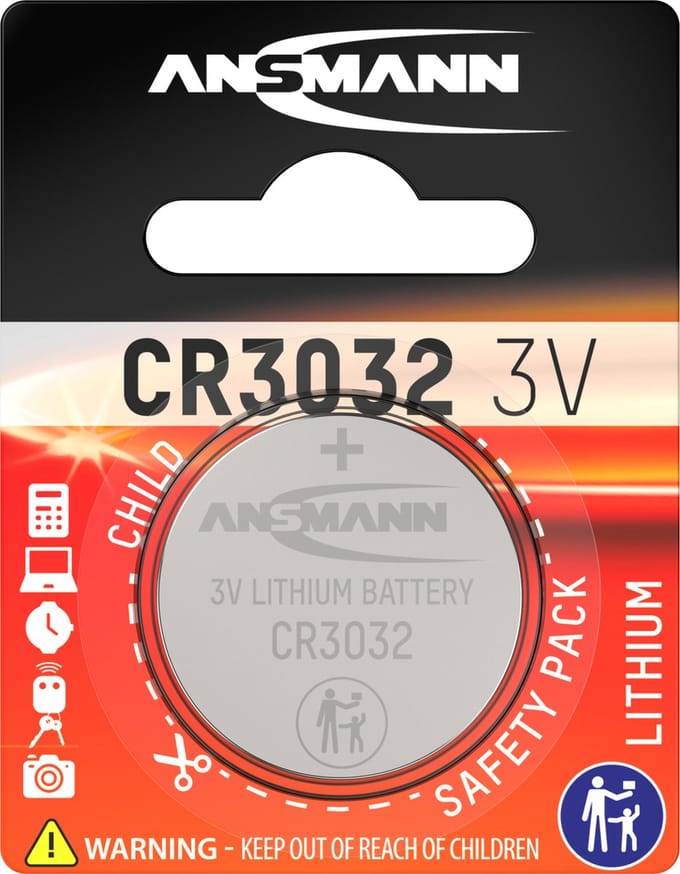 Ansmann CR3032 Lithium knoopcel batterij 3V - Per 1 stuks