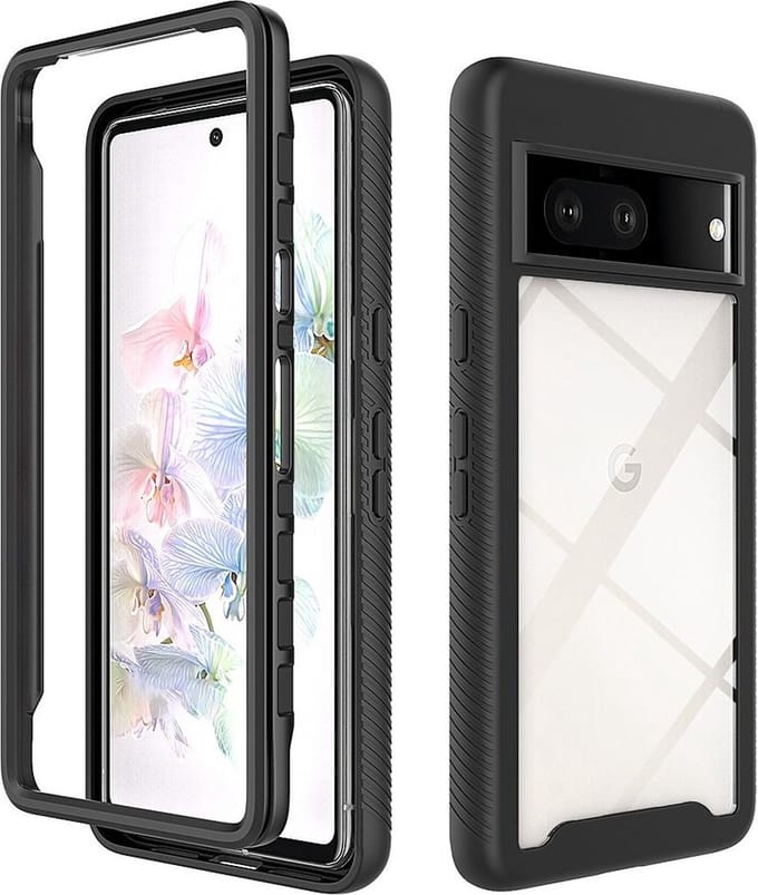 Google Pixel 7 Hoesje Volledig Schokbestendig Cover Zwart