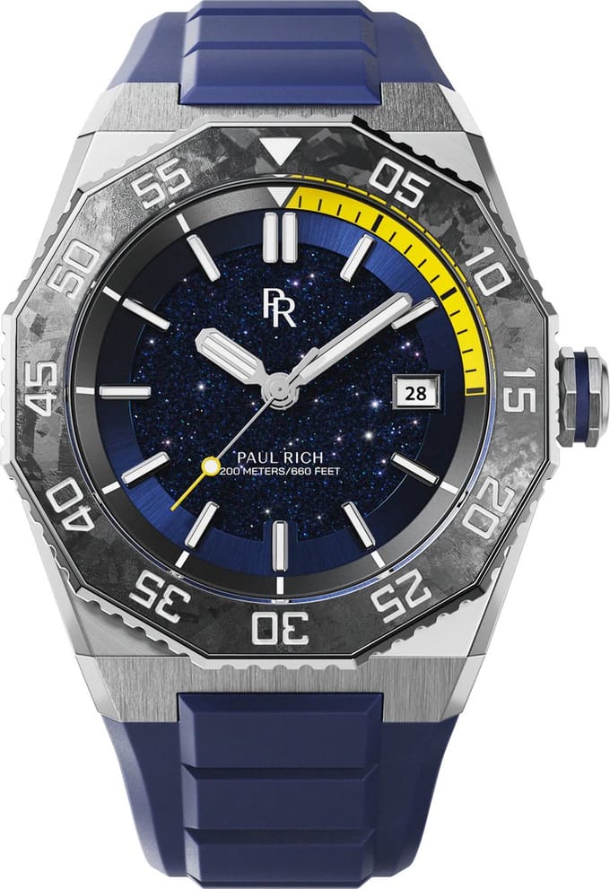 Paul Rich Aquacarbon Pro Horizon Blue DIV04-A automatisch horloge