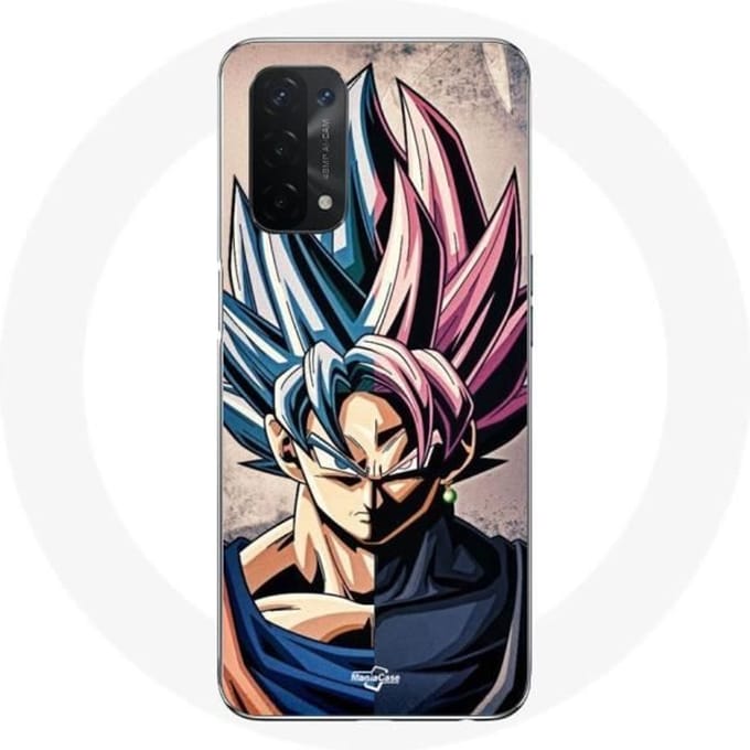 Oppo A54 5G hoesje Dragon ball z super goku ssj