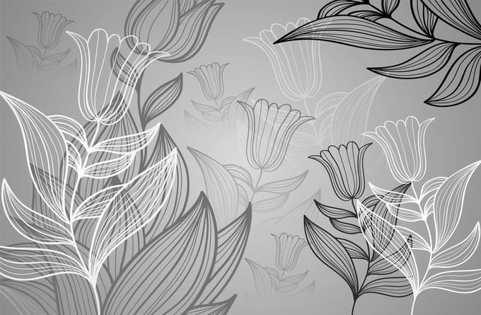 Poster | Grijs | 104 x 70,5 cm