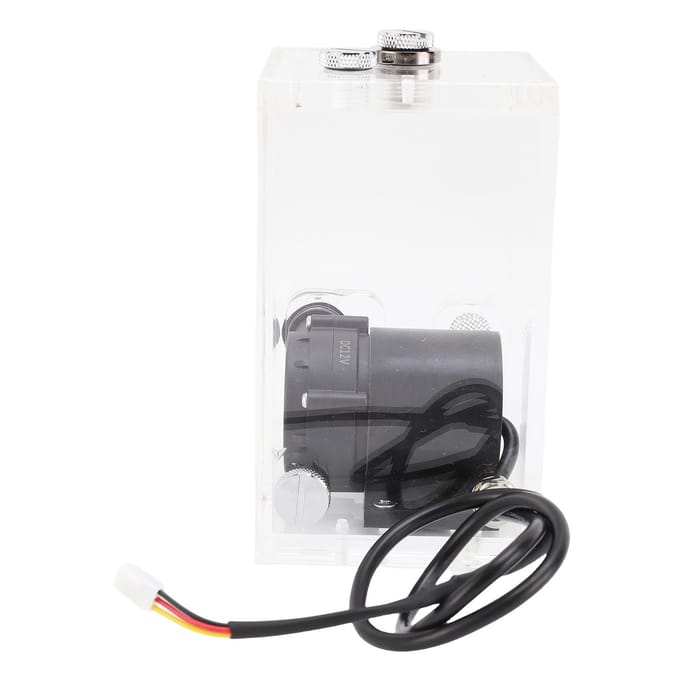 Borstelloze PC Waterkoeling Pomp Waterreservoir Combinatie 850ml Capaciteit Reservoir 7m Pompkop G1/4 Interface 16.2W 1.35A