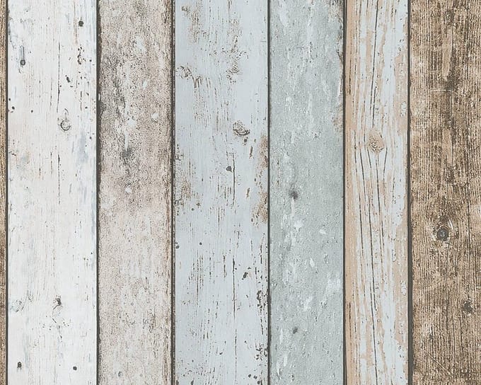 SLOOPHOUT BEHANG | Industrieel - beige blauw bruin - A.S. Crèation Il Decoro