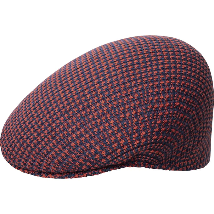 Geruit gebreid baret Kangol 504