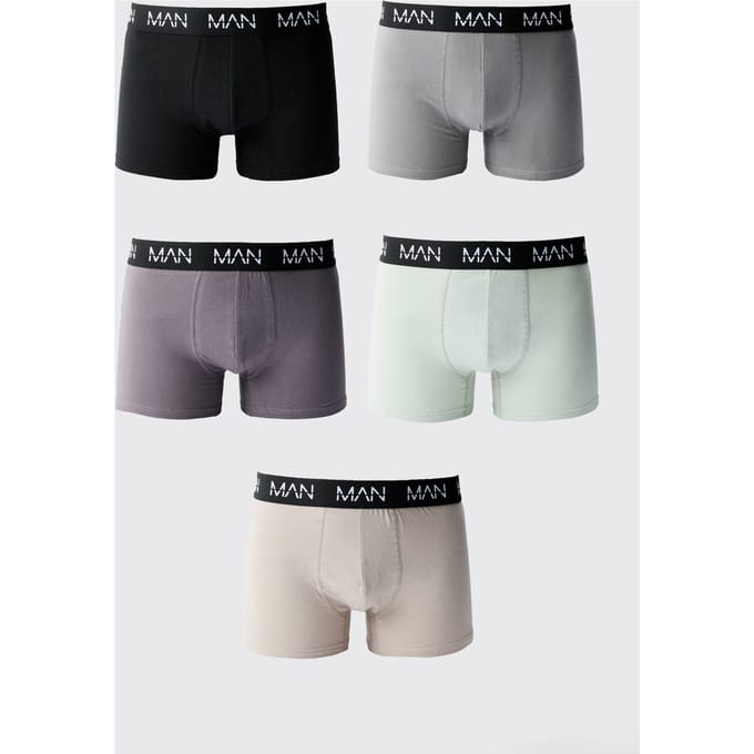 Basic Tonal 5-pack Originele Herenboxers | Size Medium