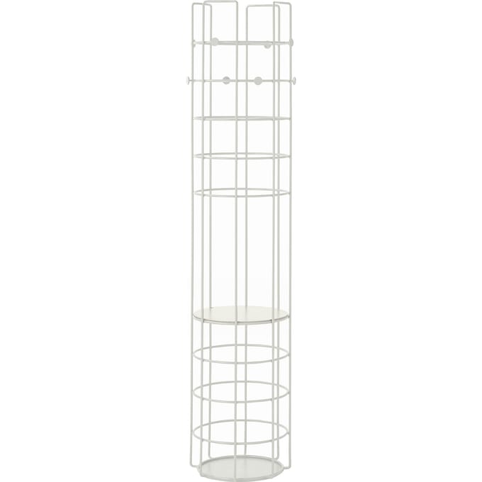 Richard Lampert Bazar kapstok - met schap - wit