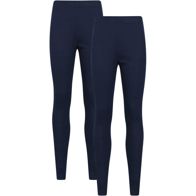 Mountain Warehouse Dames/Dames Talus Thermische Base Layer Legging (Set van 2) (Marine)