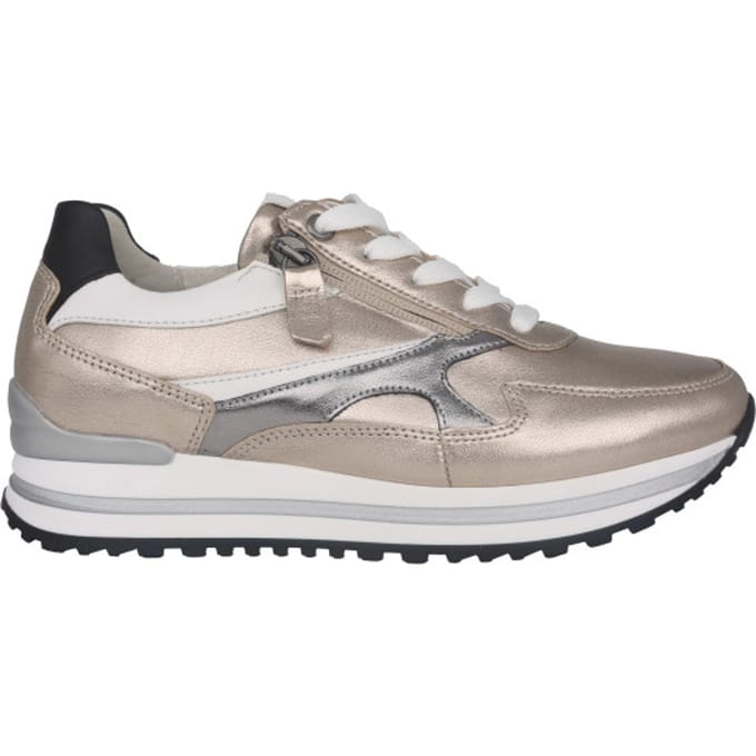 Gabor 56.562.82 - dames sneaker - Zilver - maat 38 (EU) 5 (UK)
