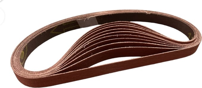 3M Cubitron Schuurband art. 947A - P120 - 0.457m x 13 mm - Prijs per set ( 10 stuks schuurband per set)