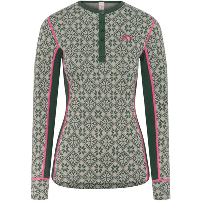 Kari Traa Rose, thermoshirt, dames, groen