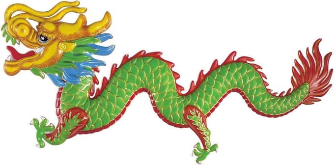 WIDMANN - Draken decoratie Chinees Nieuwjaar