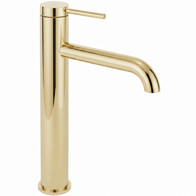 Rea Js-B801-1G Spot Hoog - Wastafelkraan - Gouden - 20 X 5 X 28 Cm