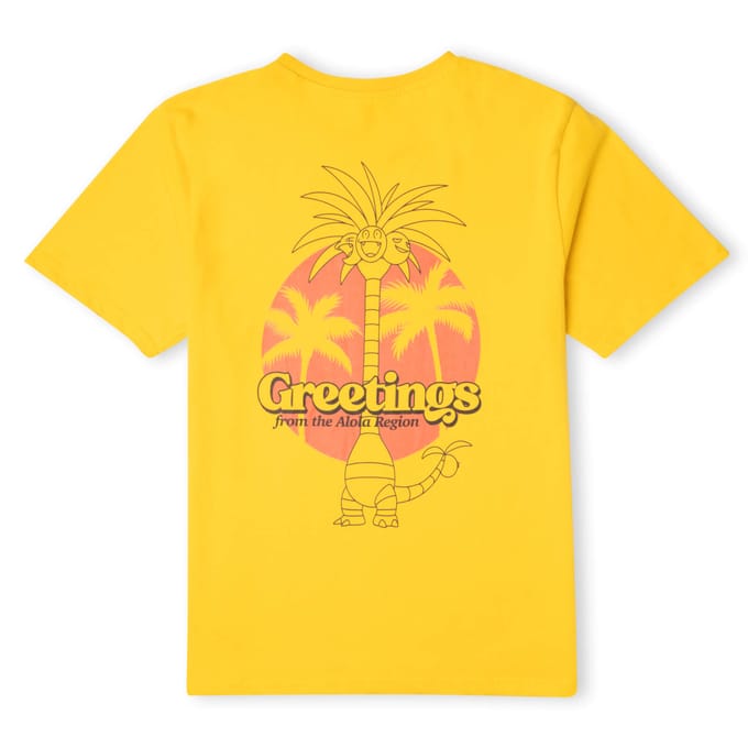Pokémon Exeggutor Island Tour Heren T-shirt - Geel - S