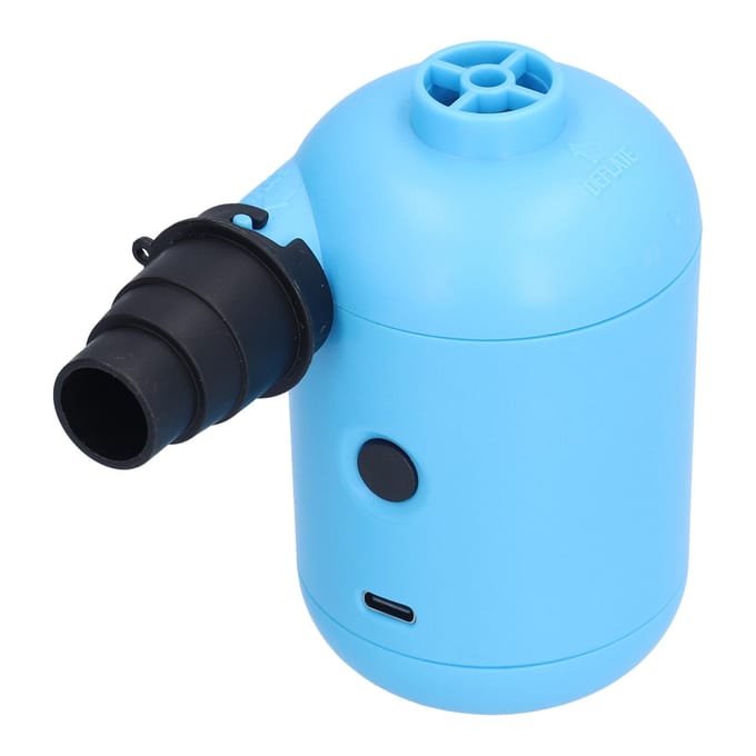 USB DC 5V Elektrische Luchtpomp Draagbare Snelle Opblaas- en Leegpomp Luchtpomp voor Zwembanden Opblaasbaar Speelgoed blue