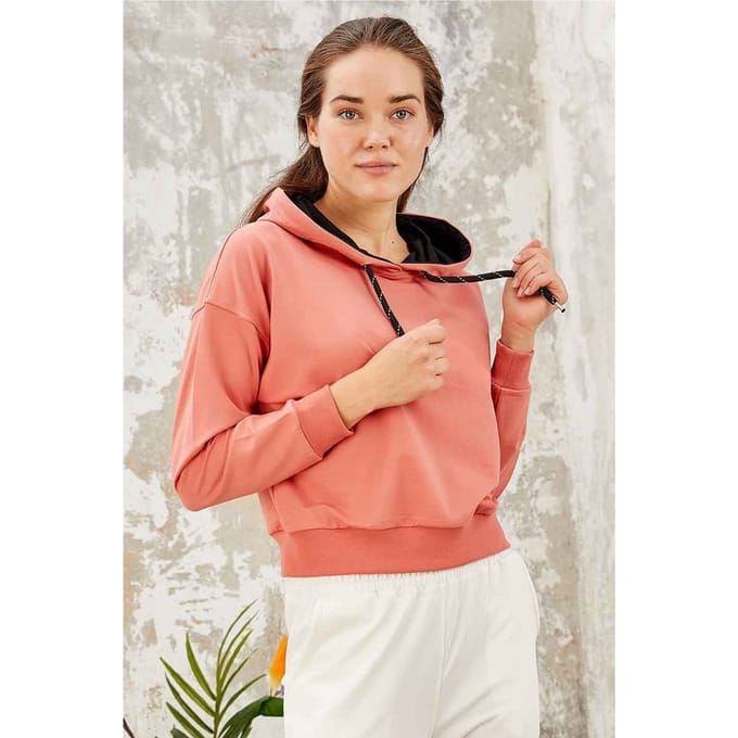 Ontspannen Hoodie Met Strikdetail