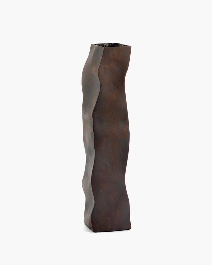 Serax Antonino Sciortino Tide vaas 04 9x7.5cm H39cm rust