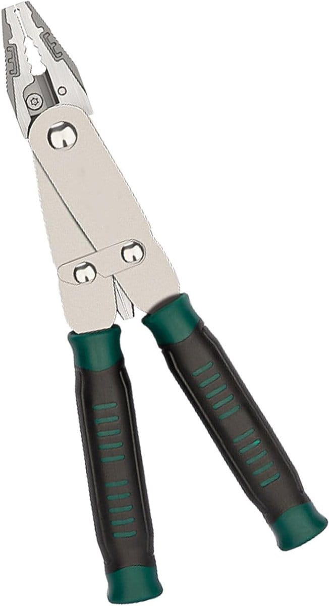 Elektrische tang - Draadstripper - Elektrisch werk - Multifunctioneel ontwerp - 21 cm - Grijs