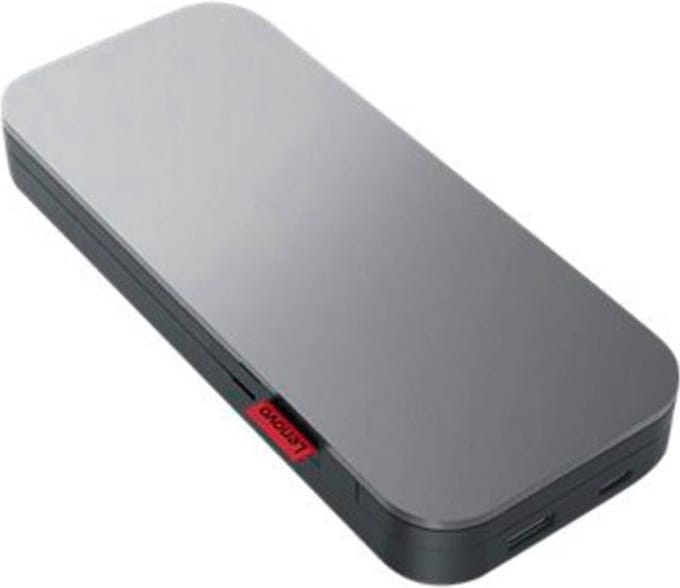 Lenovo Go USB-C Powerbank 20000 mAh LiPo USB, USB-C® Grijs