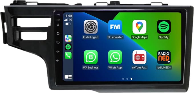 Carplay autoradio voor Honda Jazz | 2016 t/m 2019 | Android 13 | Draadloos Apple Carplay & Android Auto | 2GB + 32GB | 8-Core processor | Davilon | 2025 model | 2016 2017 2018 2019 | Bluetooth & Wifi