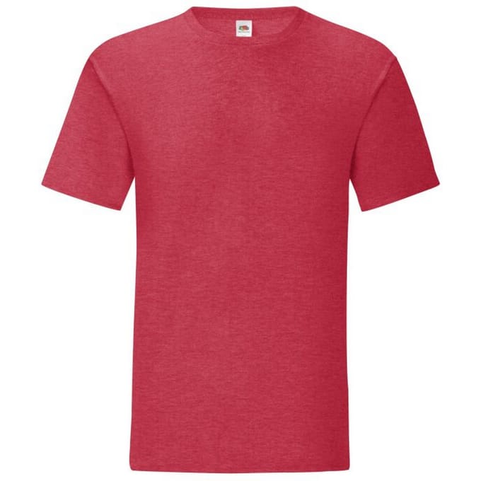 Fruit of the Loom Heren Iconisch 150 T-Shirt (Rode Heide)