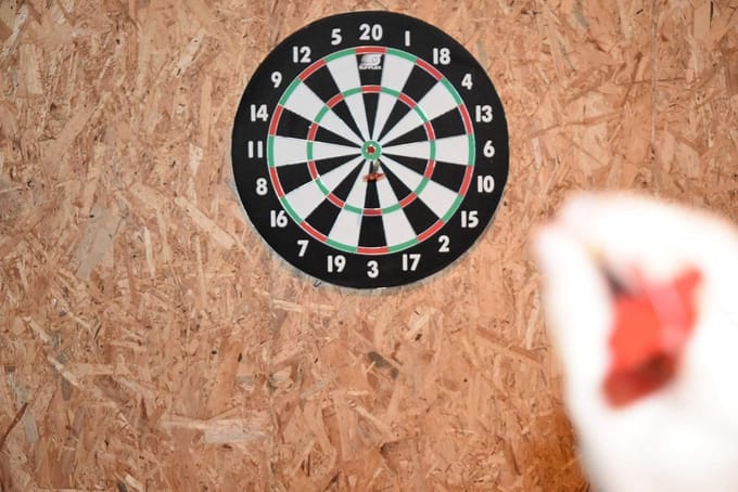 Deluxe Dartboard voor Darts Spel
