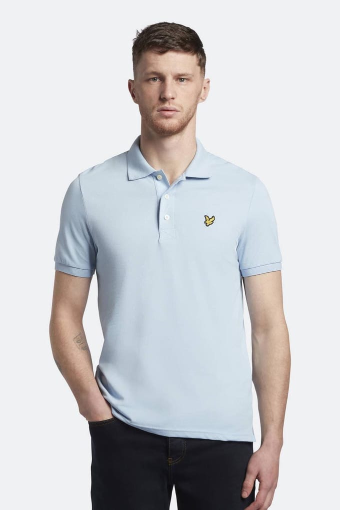 Lyle and Scott Polo Lichtblauw - Maat S - Heren